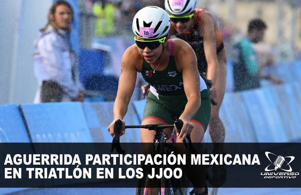 AGUERRIDA ACTUACIÓN MEXICANA EN TRIATLÓN OLÍMPICO