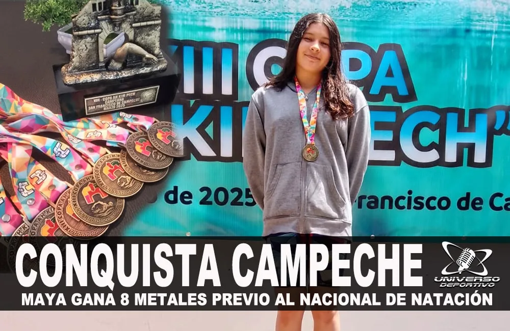 MAYA CAMPOS CONQUISTA 8 MEDALLAS PREVIO AL SELECTIVO NACIONAL