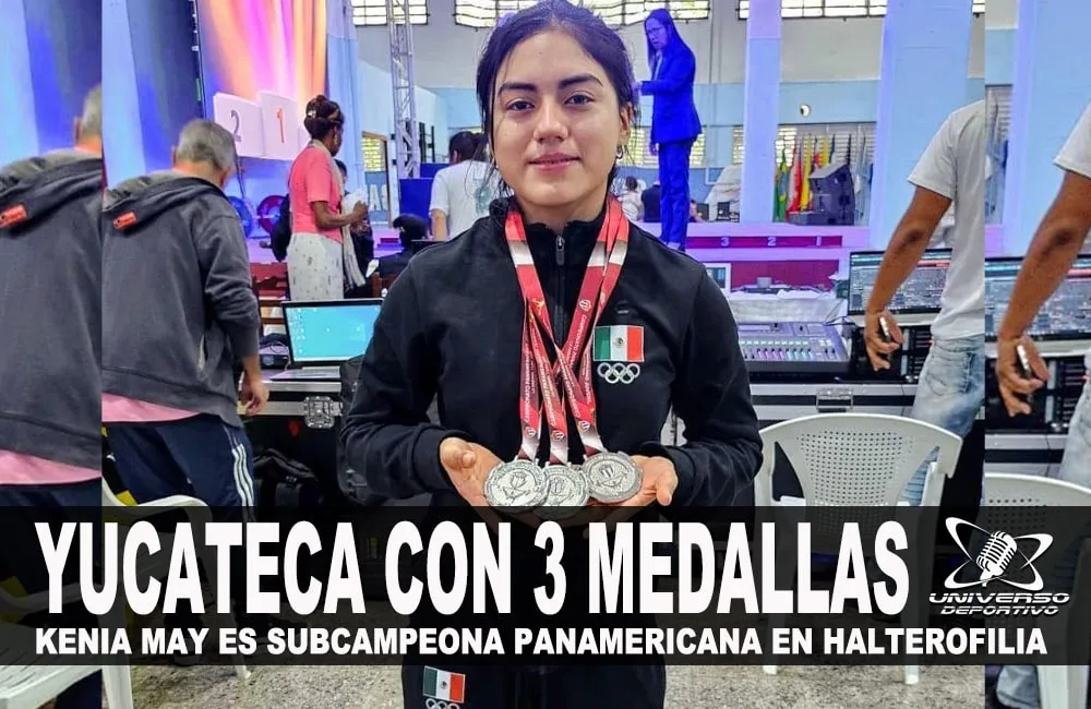 YUCATECA LE DA A MÉXICO 3 MEDALLAS DE PLATA EN EL PANAMERICANO