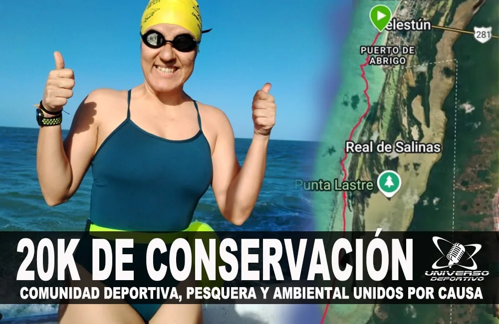REALIZAN NADO DE AGUAS ABIERTAS EN FAVOR DE LA CONSERVACIÓN